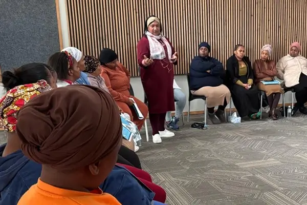 A group session in progress